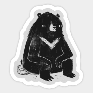 log bear Sticker